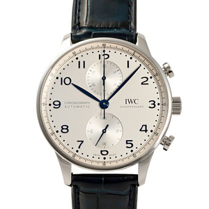 IWC ポルトギーゼ クロノグラフ IW371605 シルバー文字盤 新品 腕時計 メンズ