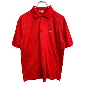 LACOSTE 半袖ポロシャツ Lサイズ ラコステ レッド 古着卸 アメリカ仕入 t2406-3534