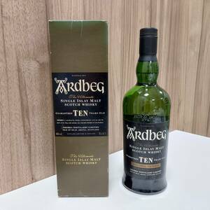 アードベッグ 10年 Ardbeg 700ml 46％ スコッチ ウイスキー 未開封 自宅保管品 古酒 洋酒 ◆22337