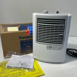 未使用品 Panasonic パナソニック 電気ファンヒーター DS-F703-W ホワイト100V 650W 暖房 ミニファンヒーター14年製 B