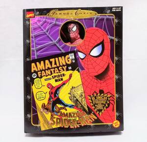 開封品■アメージング スパイダーマン 「スパイダーマン」Famous Covers MISB 1997 8インチ ウルトラポーザブルフィギュア