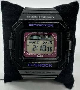 y2182TT カシオ CASIO Gショック G-SHOCK G-LIDE GLX-5500ブラック 腕時計 タイドグラフ サーフィン サーファー エクストリーム 動作未確認