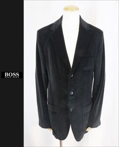 ■■＜美品＞ヒュ－ゴボス＜HUGO BOSS：KENNEDY＞velour テーラード JKT＜40：L＞■■