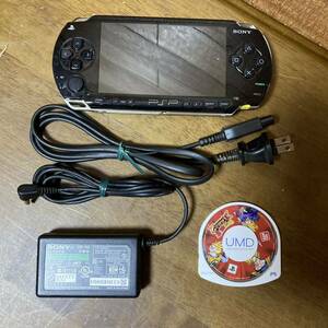 SONY PSP-1000 ブラック プレイステーションポータブル 中古 現状品 ソフト付き ドラゴンボールZ 真 武道伝 PlayStation Portable ソニー 