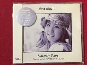 ｓ〓　CD　愛内里菜　Sincerely Yours / Can you feel the POWER OF WORDS？　両A面シングル　　音楽CD　　/ QS1