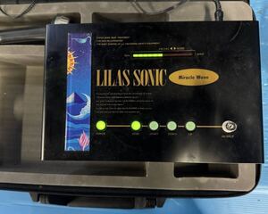 動作品　 Miracle Wave LILAS SONIC ミラクルウェーブ 美容機器 超音波美容法 ケース付き　送料無料