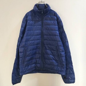 ◆お洒落な逸品◆AMERICAN EAGLE OUTFITTERS/アメリカンイーグル ウルトラライトダウン ダウンジャケット ブルー 青 メンズ S ON1362