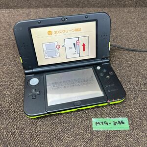 MYG-3186 激安 ゲー厶機 本体 New Nintendo 3DS LL 通電OK ジャンク 同梱不可