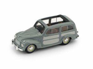 新品未開封 S=1/43 brumm ブルム R028-03 Fiat フィアット500C Belvedere aperta 1951 Grigio/grigio chiaro 現状渡し