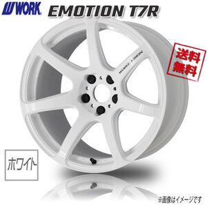 WORK EMOTION T7R WHT ホワイト エモーション 18インチ 5H114.3 10.5J+12 1本 4本購入で送料無料 GT-R R34 R33 R32 スカイライン Z34 Z33