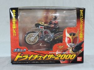 ■未使用 2000年 バンダイ ポピニカ 仮面ライダークウガ トライチェイサー2000 バイク フィギュア■