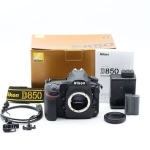 ショット数291回の新品級 | Nikon ニコン デジタル一眼レフカメラ D850 ブラック #3913