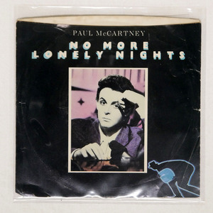 PAUL MCCARTNEY/NO MORE LONELY NIGHTS/COLUMBIA 3804581 7 □