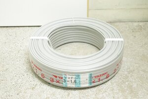 ■2024年1月■未使用■ YAZAKI ヤザキ VVFケーブル (PbF) 3x1.6mm 100m 約12kg B