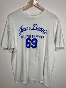 Jan&Dean BEL AIR BANDITS ツアーTシャツ シングルステッチ 白 L【管理番号B120】