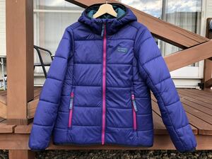 美品 L.L.bean カタディン プリマロフト ダウンジャケット パーカー フーディー パープル アウトドア キャンプ アメカジ ビンテージ BEAMS