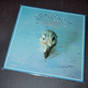 EAGLES Their Greatest Hits カナダ盤LP エンボスジャケ Asylum