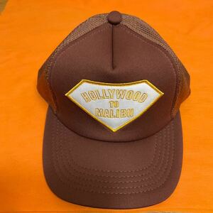 新品　未着用　RON HERMAN HOLLYWOOD TO MALIBU LOGO MESH CAP BROWN ハリウッド マリブロゴ メッシュキャップ ロンハーマン　茶色