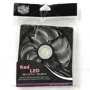 未使用品　COOLER MASTER　120ｍｍ LED PCケースファン R4-L2R-20CR-GP レッド