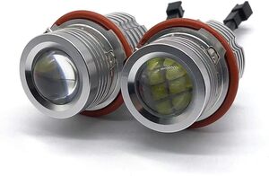 BMW E39/E53/E60/E61/E63/E64/E65/E66/E82/E83/E87/E88 エンジェルアイ イカリング 60W CREE 12枚チップ E39-60W 2個セット