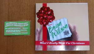 《シール付き、紙ジャケ仕様の初回盤、無傷》ブライアン・ウィルソン What I Really Want for Christmas Brian Wilson