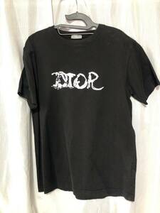 ディオール DIOR ■ 21AW DIOR ピータードイグ 刺繍ロゴ Tシャツ