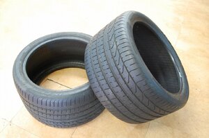 中古 ピレリ ピゼロ 335/30/20 2本 セット PIRELLI P ZERO ランボルギーニ アヴェンタドール などに リア タイヤ 劣化有