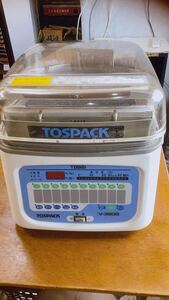 TOSEI/東静電気 真空包装機 V-380G 2007年製 TOSPACK/トスパック 業務用 真空パック 卓上型 梱包 動作確認済　訳あり