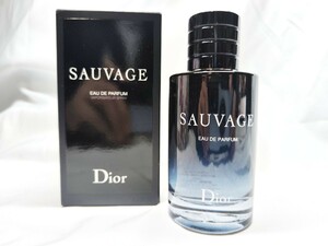 100ml【日本語表記】Christian Dior クリスチャンディオール SAUVAGE ソヴァージュ オードゥパルファン EAU DE Parfum オードパルファム