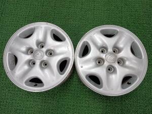 ★希少品★当時物★ マツダ純正ホイール 14×6J +45 5H-114.3 2本セット