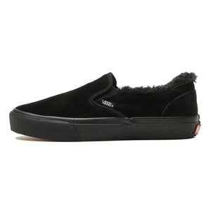 ★即決★VANS ヴァンズ スリッポンファー M.BLACK 8.5(26.5cm) サーフ goout ピルグリム スノー ピーク BEAMS ラスト1足