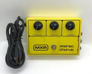 1980s MXR STEREO CHORUS RC4558P AC Malaysiaチップ搭載