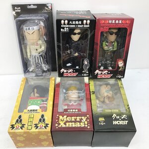 【現状品】クローズ&WORST　CRAZY HEADS フィギュア　まとめ売り　【T-2349】