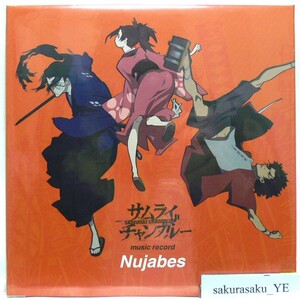 [送料無料][未使用品 アナログレコード 7×6] samurai champloo music record “Nujabes” / サムライチャンプルー