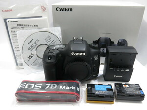 Canon EOS 7D MarkII ボディー （ストラップ 取説 未開封） キャノン [管BY757]