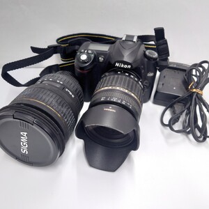 I2897 カメラ Nikon DIGITAL CAMERA D50 SIGMA ZOOM 20-40mm 1:2.8 DG デジタルカメラ ※通電確認済 中古 ジャンク品 訳あり