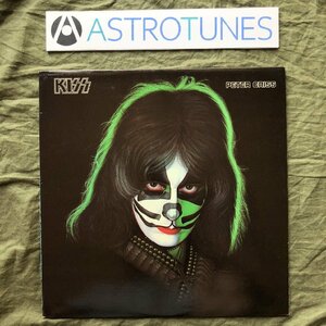 激レア 製造ミス盤 Label間違い 美盤 1978年 米国オリジナルリリース盤 ピーター・クリス Peter Criss LPレコード ポスター グッズ広告付き