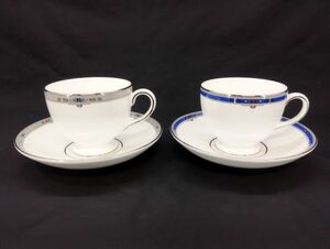 サ/ WEDGWOOD ウェッジウッド カップ&ソーサー 2客セット AMHERST アムハースト KINGSBRIDGE キングスブリッジ /HY-0279