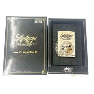 N2002 喫煙具 ライター Zippo ルパン3世 40th Anniversary ver ジッポー オイルライター ジャンク品 中古 訳あり