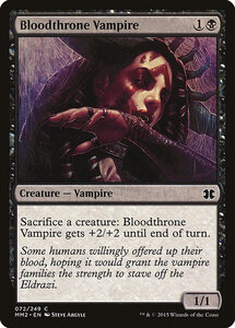 MTG ■黒/英語版■ 《血の座の吸血鬼/Bloodthrone Vampire》モダンマスターズ2015 MM2