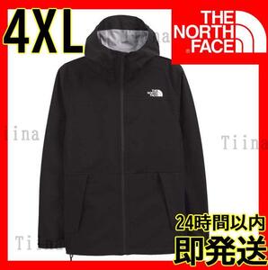 4XL 新品 アメリカ USA ノースフェイス ナイロンパーカー ジャケット 黒　THE NORTH FACE