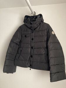 【正規品】モンクレール MONCLER CHATEL ダウンジャケット ショート丈 フード 00 XS ブラック レディース 