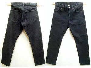 即決[W28]RRL 20SS SLIM NARROW BLACK スリム ナロー ブラック ジッパーフライ デニム パンツ■4021