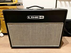 【美品】Line6 FLEXTONEⅢ Plus XL ギター用 中型アンプ 電源ケーブル 取説 通電確認 ボタン確認済 ギターアンプ