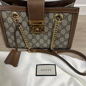 GUCCI グッチ　パドロックGG スモールショルダーバッグ