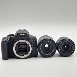 【全額返金保証】【最速発送】Canon デジタル一眼 EOS Kiss X10i ダブルズームキット ブラック 美品 動作確認済 シャッター4000回以下