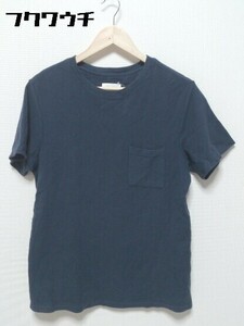 ◇ SATURDAYS SURF NYC サタデーズ サーフ ニューヨーク 半袖 Tシャツ カットソー Sサイズ ネイビー メンズ