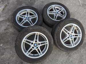 RACING DYNAMICS タイヤ付きホイール　16×7J+28 205/60R16 PCD 120 5H BMW E39 スタッドレス