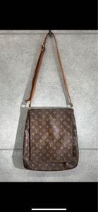 【0737】美品　LOUISVUITTON ルイヴィトン　ミュゼット　モノグラム　ショルダーバック　斜め掛け　レディース