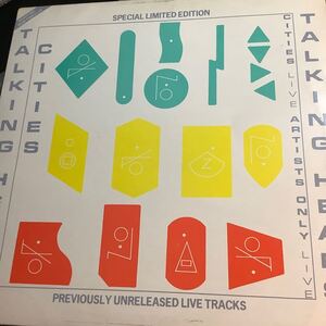 貴重 Talking heads - cities レコード ニューウェーブ 1980 ライブ音源 LP